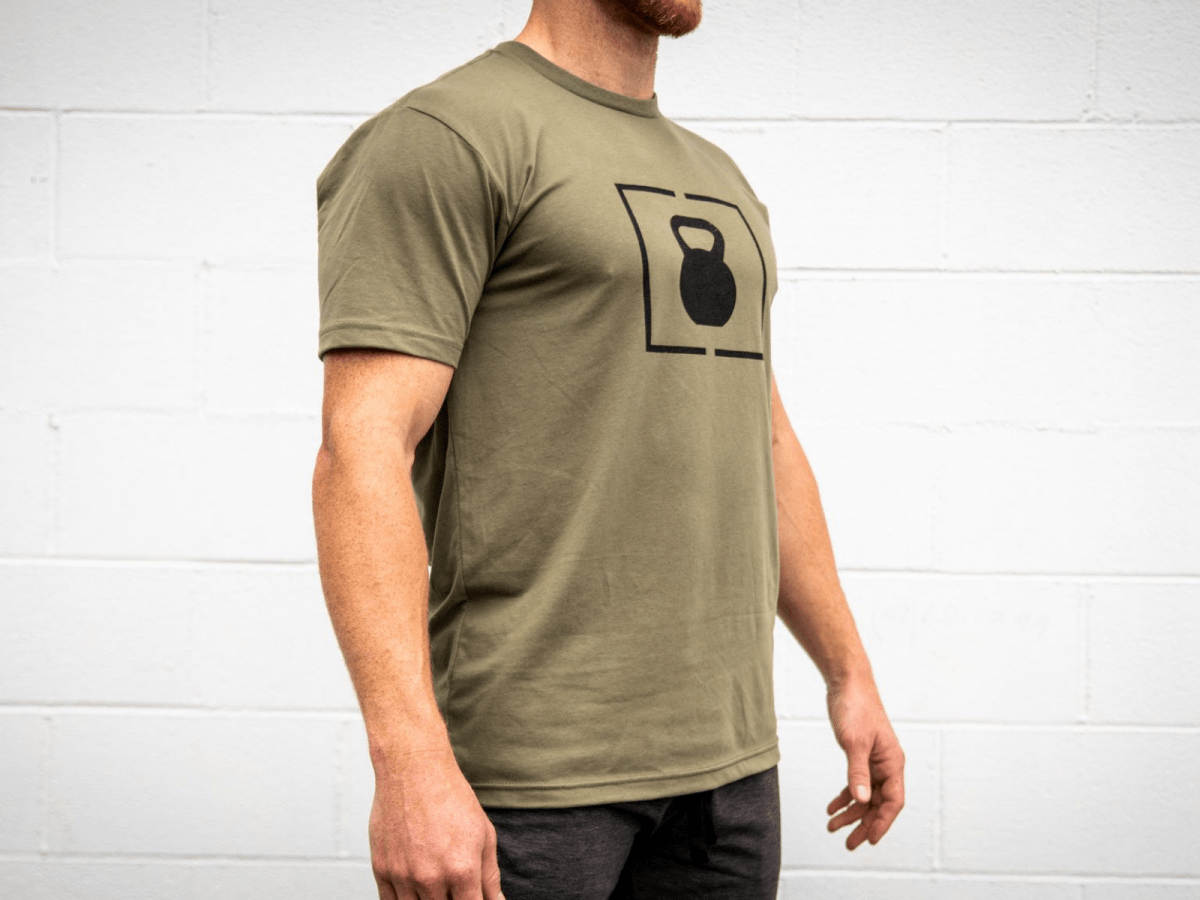 PR Green Kettlebell Patch T-Shirt - 2POOD