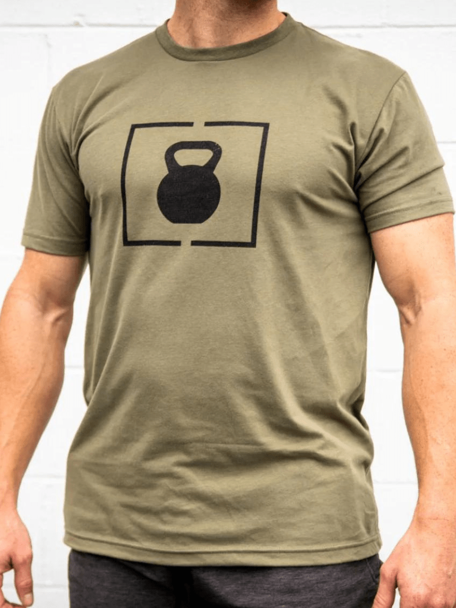 PR Green Kettlebell Patch T-Shirt - 2POOD