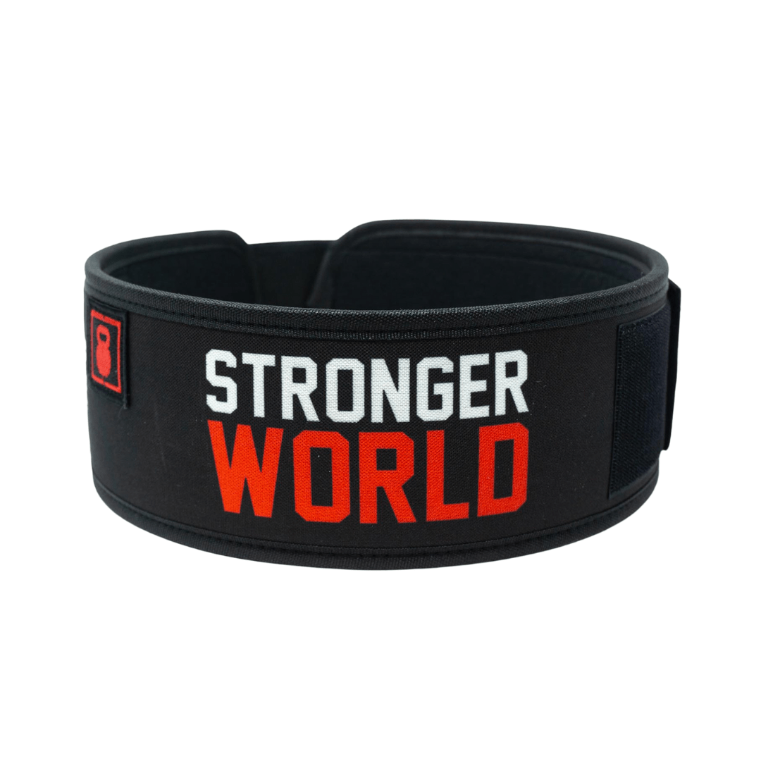 Stronger World by Kabuki Strength 4" Weightlifting Belt - 2POOD