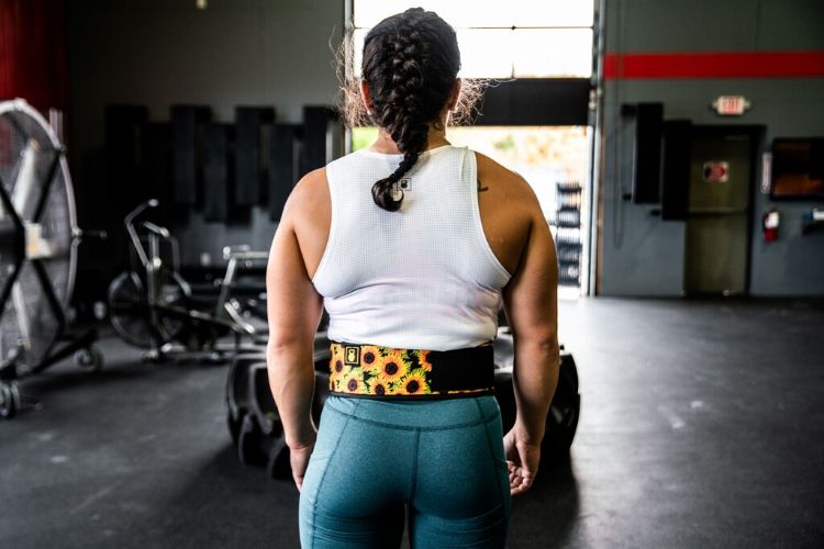 Sunflowers 4" Weightlifting Belt
