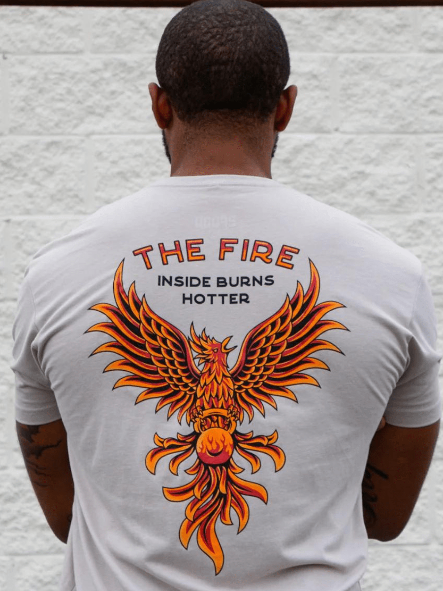 The Fire Inside Burns Hotter T-shirt - 2POOD