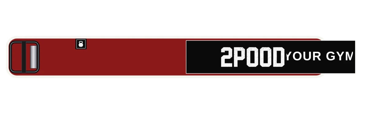 Example of a custom 2POOD weightlifting belt design